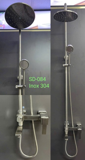 Sen cây nóng lạnh Inox 304 SD084 Sen cây nóng lạnh Inox 304 SD084