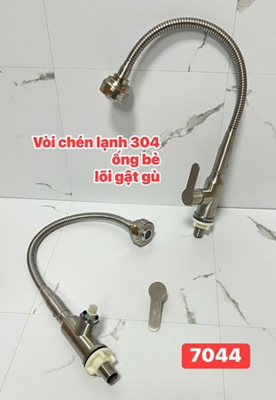Vòi chén lạnh VCL05-Inox 304 mờ 