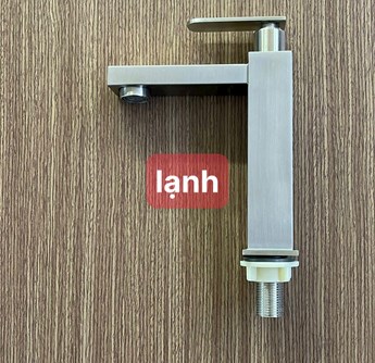 Vòi lavabo lạnh Inox 304 LV02 Vuông Vòi lavabo lạnh Inox 304 LV02 Vuông