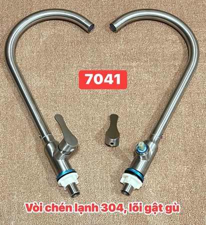 Vòi rửa chén lạnh VCL04 Inox mờ 